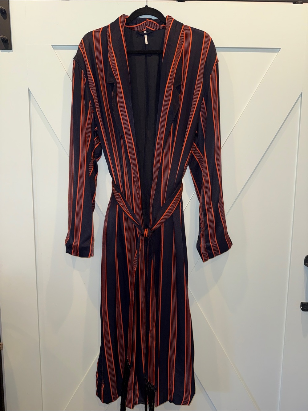 Free People Atrium Striped Embroidered Hummingbird Duster - Picture 5 of 12